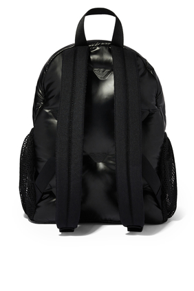 Quilted Backpack with Contrasting Zip